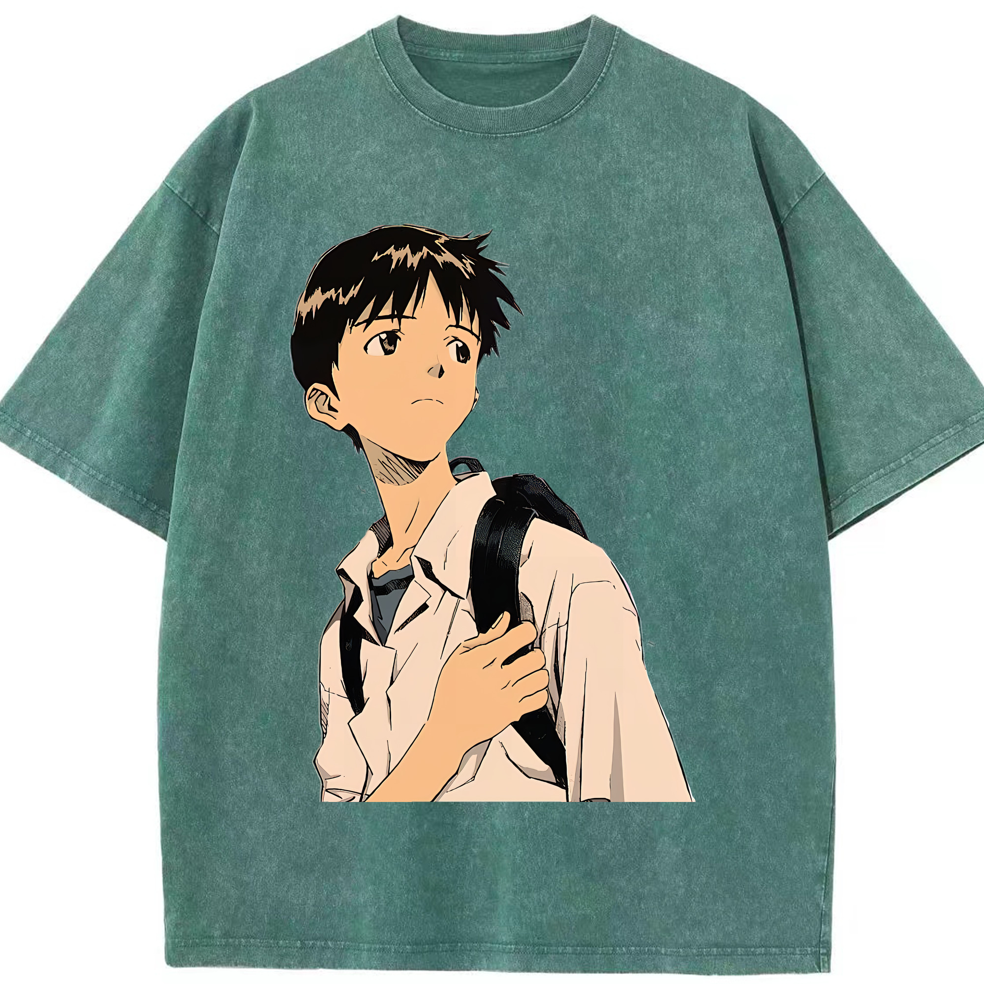 （画像用） EVA 新世紀エヴァンゲリオン 綿100% ヴィンテージ風 半袖Tシャツ（フロントプリント）